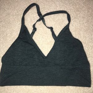 Green Lululemon Sports bra. Size 4
